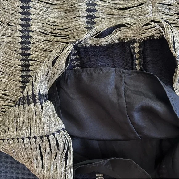 Erica Tanov metallic striped midi skirt - Picture 5 of 10